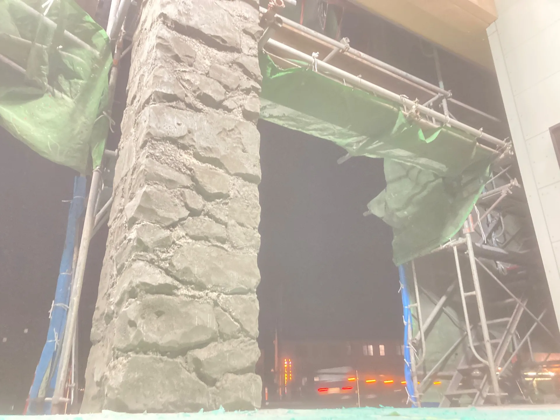 出雲、モルタル造形